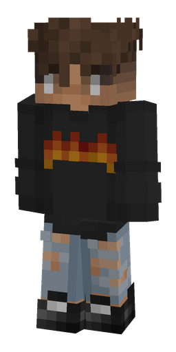 Black skin: body, front render