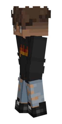 Black skin: body, left side render