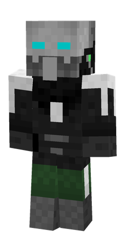 Black skin: body, front render