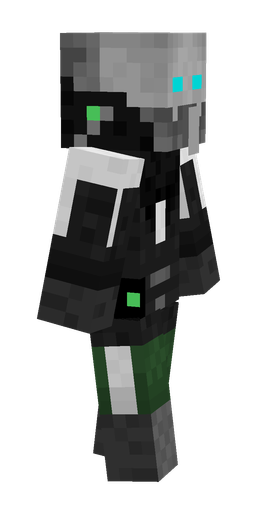 Black skin: body, right side render