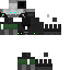 Black skin: raw texture render
