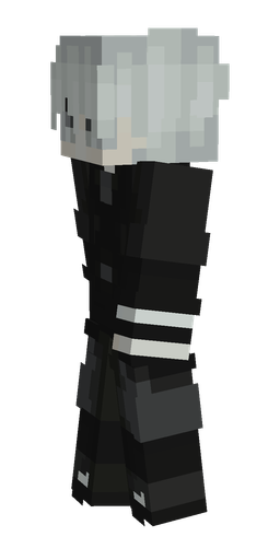 Black skin: body, left side render