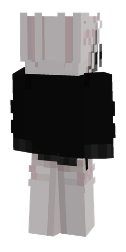 Black skin: body, back render
