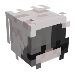 Black skin: head render