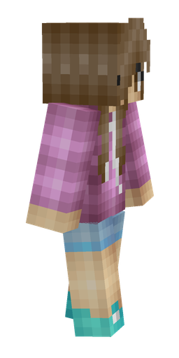 Brown skin: body, right side render