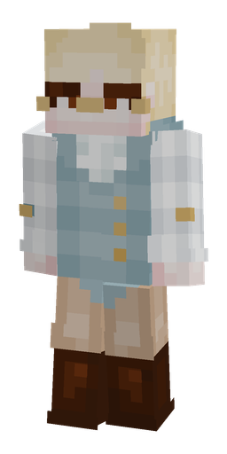 Blue skin: body, front render