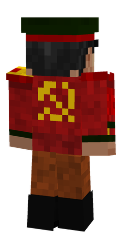 Black skin: body, back render