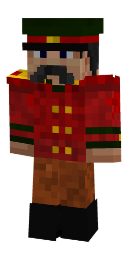 Black skin: body, front render