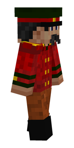 Black skin: body, right side render