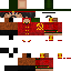 Black skin: raw texture render