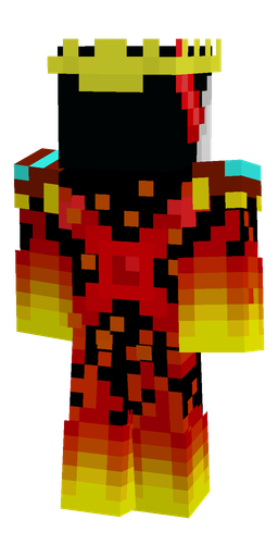 Black skin: body, back render