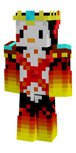 Black skin: body, front render