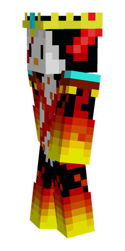Black skin: body, left side render