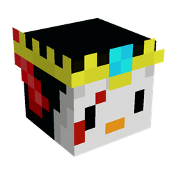 Black skin: head render