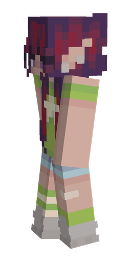 Orange skin: body, left side render