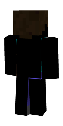 Black skin: body, back render