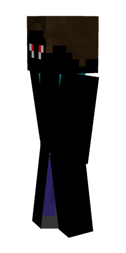 Black skin: body, left side render