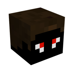 Black skin: head render