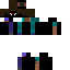 Black skin: raw texture render