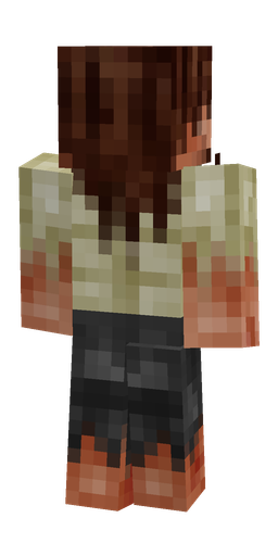 Black skin: body, back render