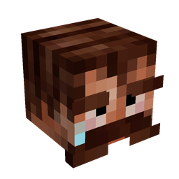Black skin: head render