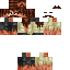 Black skin: raw texture render