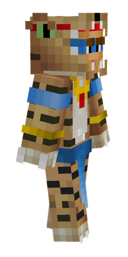 Brown skin: body, right side render