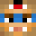 Brown skin: face render