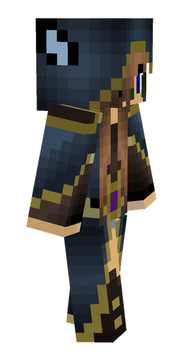 Blue skin: body, right side render