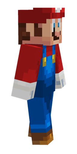 Blue skin: body, right side render