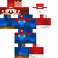 Blue skin: raw texture render