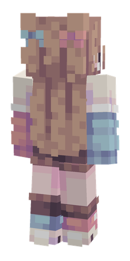 Orange skin: body, back render