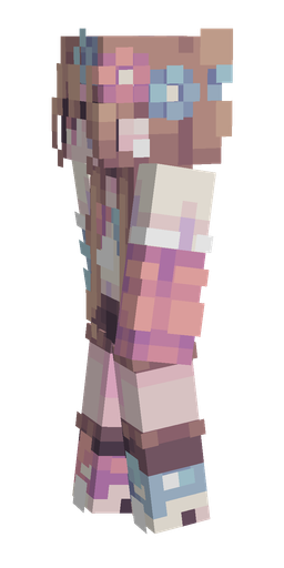 Orange skin: body, left side render