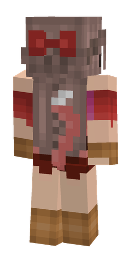 Orange skin: body, back render