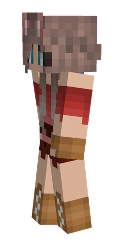 Orange skin: body, left side render