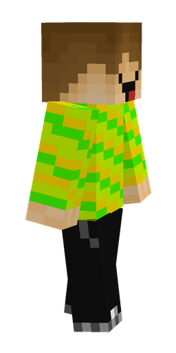 Black skin: body, right side render