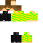 Black skin: raw texture render