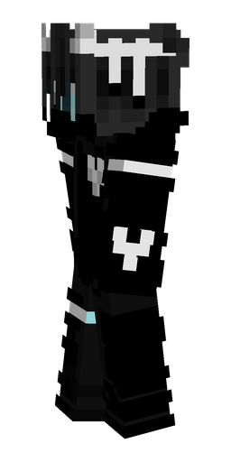 Black skin: body, left side render