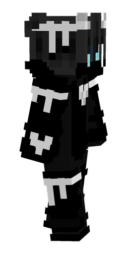 Black skin: body, right side render