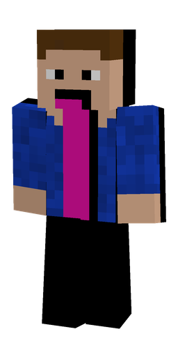 Black skin: body, back render