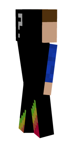 Black skin: body, left side render