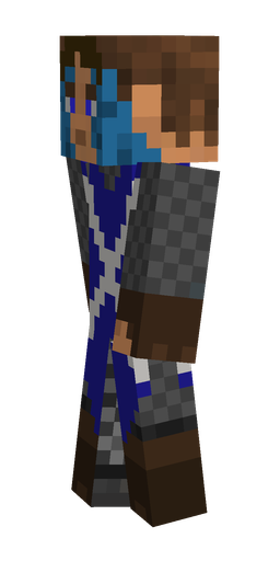 Black skin: body, left side render