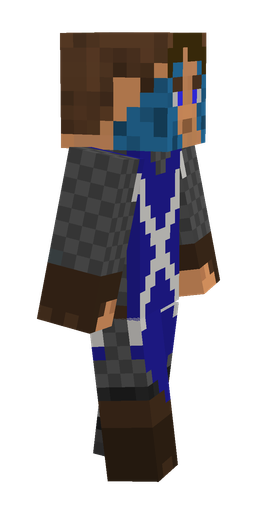 Black skin: body, right side render