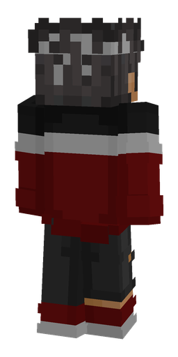 Black skin: body, back render