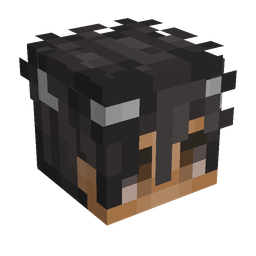 Black skin: head render