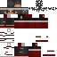 Black skin: raw texture render