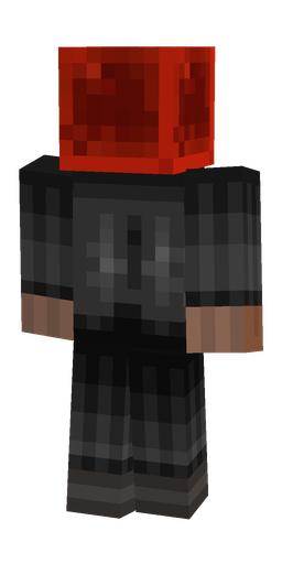 Black skin: body, back render