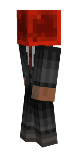 Black skin: body, left side render