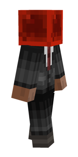 Black skin: body, right side render