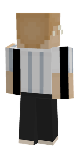 Black skin: body, back render